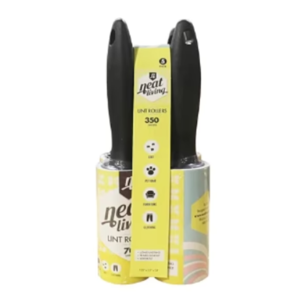 Neat Living All Purpose Stick Lint Roller, 70 Sheet 5-Pack Lint Roller (350 Sheets)